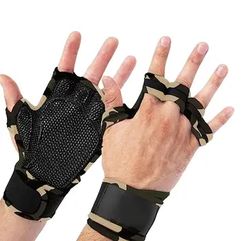 Перчатки для тренировок Для мужчин, перчатки для тренировок, поддерживающие запястья, Вентилируемые Перчатки со встроенными обертками для запястий для мужчин и женщин для G