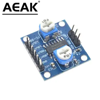 Плата цифрового усилителя AEAK PAM8406 с потенциометром громкости 5Wx2 Стерео