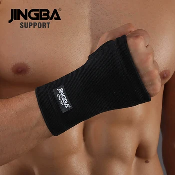 Поддержка JINGBA 1ШТ Бандаж для тяжелой атлетики, поддерживающий запястье и лодыжку, обертывание для тенниса, баскетбола, бокса, фиксатор для лодыжки руки