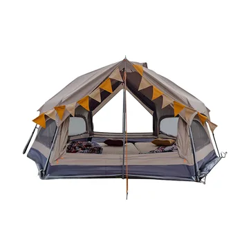 Полностью автоматическая Грибная палатка на 4-6 человек, Складная Портативная Быстрооткрывающаяся Утолщенная непромокаемая палатка для кемпинга на открытом воздухе