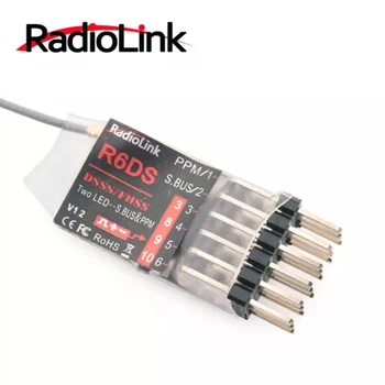 Приемник Radiolink R6DS 2,4 G 6-канальный PPM PWM SBUS, совместимый с передатчиком AT9 AT9S AT10 AT10II
