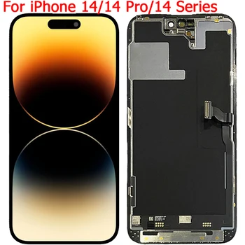 Протестированный дисплей для iPhone 14 Pro Max Оригинальный ЖК-дисплей для iPhone 14 14 Plus, OLED-дисплей, сенсорный ЖК-дисплей, запасные части