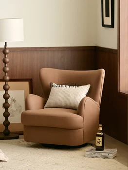 Ретро Одноместный диван, вращающийся стул для маленькой квартиры, гостиная, спальня, кресло для отдыха