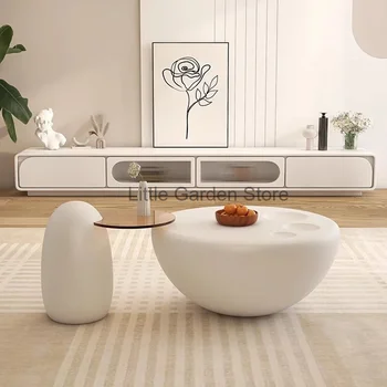 Ретро-подставка для мобильного телевизора В гостиной, Скандинавский Белый, современный портативный дисплей, плавающий столик для телевизора, Роскошная мебель для салона Mueble Para Tv