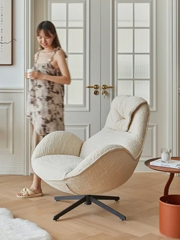 Роскошный диван для одного человека в скандинавском стиле, кресло для отдыха в гостиной, большое дизайнерское кресло.