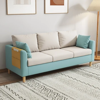 Роскошный Модульный диван для гостиной Lazy Leather Диваны для гостиной с акцентом Lazy Nordic Диван Sala De Estar Мебель для спальни