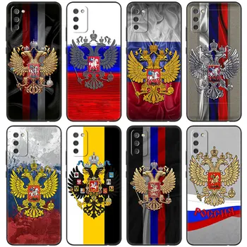 Россия Чехол с эмблемой Российских флагов Для Samsung Galaxy A03S A02S A01 A03 Core A10S A20S A20E A30 A40 A41 A6 A7 A9 A8 + 2018 A5 2017