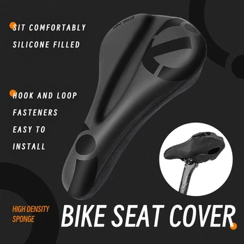 Силиконовая подушка сиденья ESLNF Bike для горных велосипедов - Прочный, удобный и водостойкий чехол для сидения на открытом воздухе