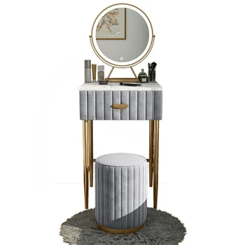 Скандинавские ультраузкие комоды, простая мебель для спальни, современный туалетный столик для маленькой квартиры, Роскошный креативный шкафчик E