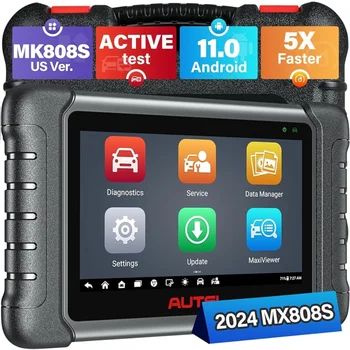 Сканер Autel MaxiCheck MX808S, 2024 Android 11 американской версии MaxiCOM MK808S / MK808Z