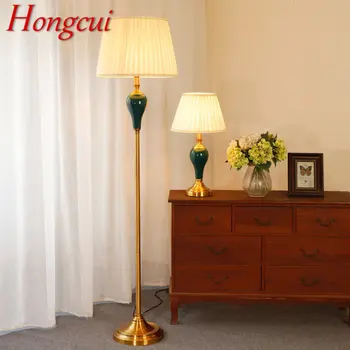 Современный керамический торшер Hongcui, креативные американские простые стоячие светильники, светодиодный декор для дома, гостиной, спальни, кабинета