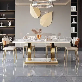 Современный Классический Дизайн, Модная Популярная Мебель для дома в скандинавском стиле, Обеденный стол и стулья для маленькой квартиры, Комбинированное домашнее хозяйство