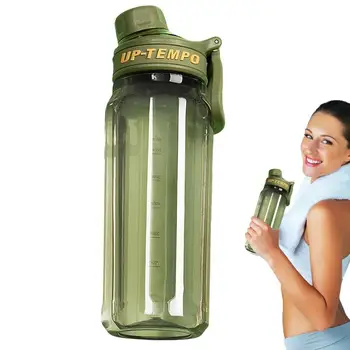 Спортивная бутылка для воды, 30 унций, Бутылка для хранения спортивных напитков, 860 мл, бутылка для питья для фитнеса с замком, велосипедные бутылки для воды