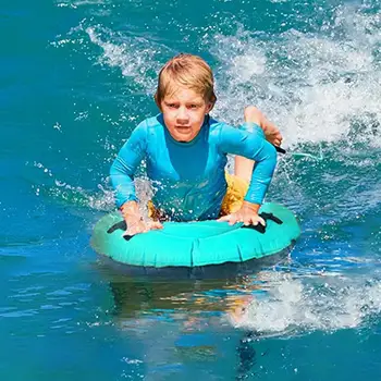 Удобная для хранения доска для серфинга, полиэстеровая доска для бассейна, противоскользящая, безопасная для детей доска для морского серфинга, серфинг
