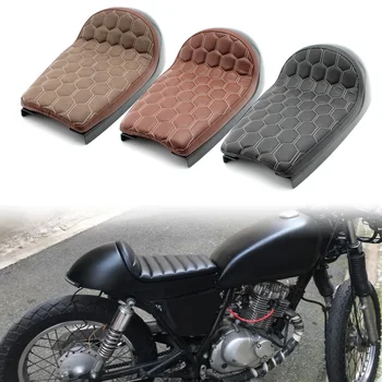 Универсальное сиденье для мотоцикла Cafe Racer, ретро-основание для сиденья, винтажная подушка, седло Scrambler для Honda, BMW, Suzuki, для Kawasaki