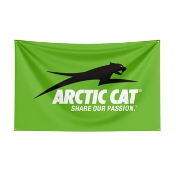 Флаг гоночного мотоцикла Arctic Cats размером 3x5 футов для декора