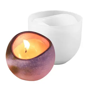 Форма для подсвечника, изогнутая чашка для свечи, форма для ароматерапии с антипригарным покрытием, форма для украшения свадьбы, вечеринки, фестивалей, домашнего хранения