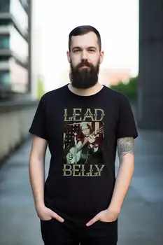Футболка LEAD BELLY, футболка Huddie Leadbetter, футболка Leadbelly Tee