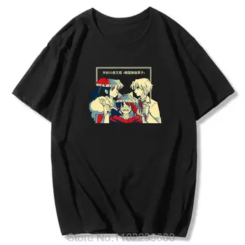 Футболка с рисунком аниме, футболки Yashahime Princess Half Demon, хлопковая эстетичная футболка, летние повседневные футболки с принтом Y2k с коротким рукавом