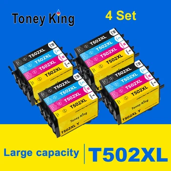 Чернила Toney king для Epson T502 XL Совместимы с чернилами Epson Expression Home XP-5105 XP-5100 WorkForce WF-2860DWF WF-2865DWF XP5105