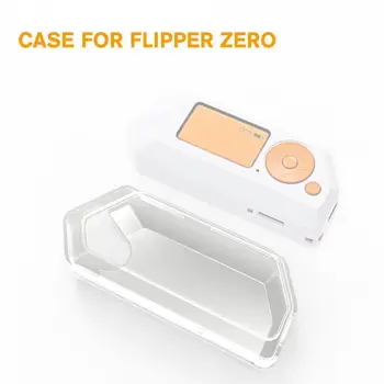 Чехол для игровой консоли Flipper Zero, мягкий силиконовый защитный чехол, прозрачная оболочка, портативный противоударный игровой аксессуар