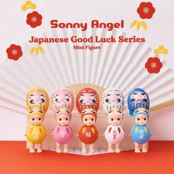Японская серия Good Luck Blind Box Мини-фигурки Sonny Angel, талисман Манеки-Неко, гаражный набор, аниме-сумка для периферийных устройств Guess, игрушка в подарок